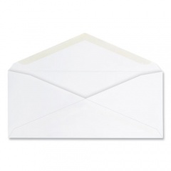 Universal Open-Side Business Envelope, #10, Commercial Flap, Gummed Closure, 4.25 x 9.63, White, 125/Box (36329)