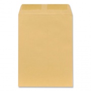 Universal Catalog Envelope, 28 lb Bond Weight Kraft, #10 1/2, Square Flap, Gummed Closure, 9 x 12, Brown Kraft, 100/Box (44102)