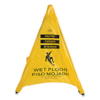 Spill Magic Pop Up Safety Cone, 3 x 2.5 x 30, Yellow (FAO230SC)