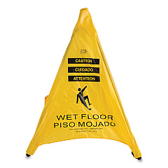 Spill Magic Pop Up Safety Cone, 3 x 2.5 x 30, Yellow (FAO230SC)
