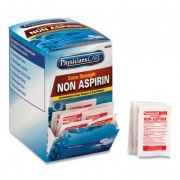 PhysiciansCare Pain Relievers/Medicines, XStrength Non-Aspirin Acetaminophen, 2/Packet, 125 Packets/Box (40800)
