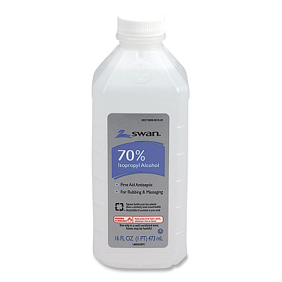 PhysiciansCare by First Aid Only First Aid Kit Rubbing Alcohol, Isopropyl Alcohol, 16 oz Bottle (FAOM313)