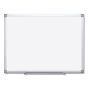 MasterVision Earth Silver Easy Clean Dry Erase Boards, 96 x 48, White Surface, Silver Aluminum Frame (BVCMA2100790)