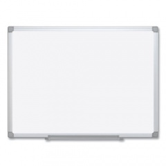 MasterVision Earth Silver Easy Clean Dry Erase Boards, 96 x 48, White Surface, Silver Aluminum Frame (MA2100790)