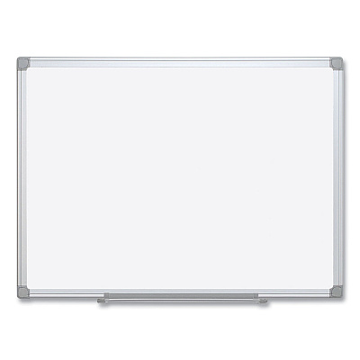 MasterVision Earth Silver Easy Clean Dry Erase Boards, 96 x 48, White Surface, Silver Aluminum Frame (BVCMA2100790)