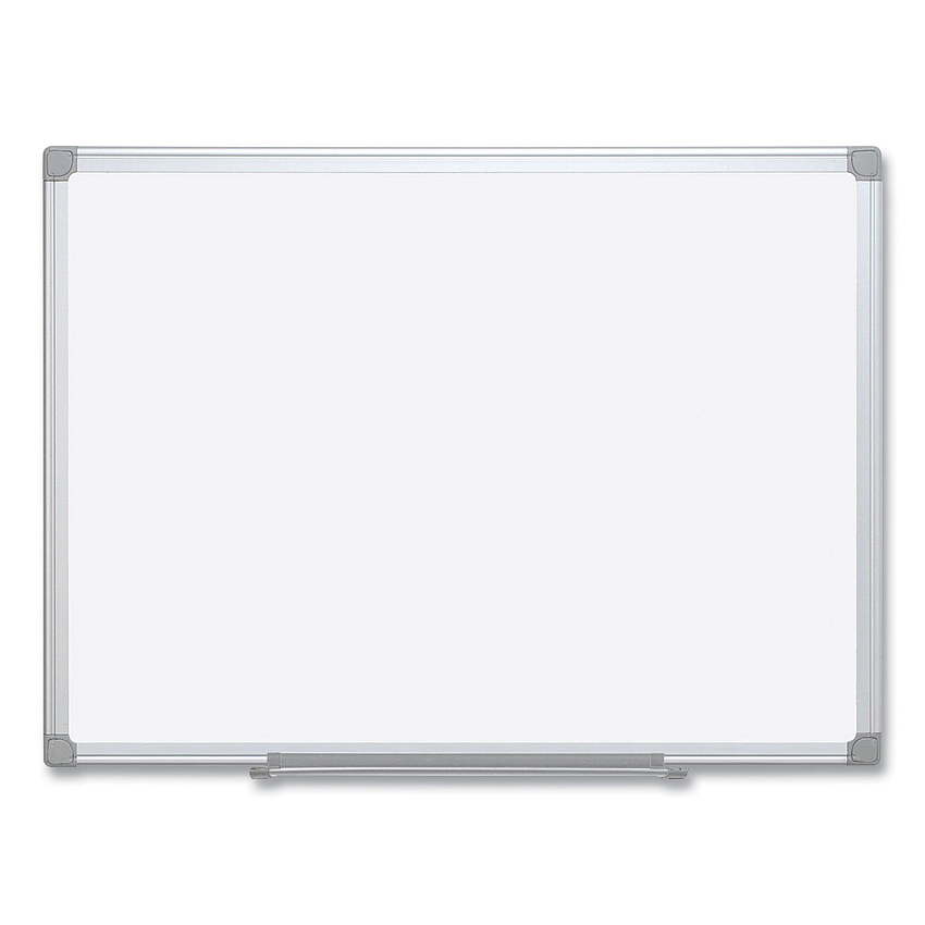 MasterVision Earth Silver Easy Clean Dry Erase Boards, 96 x 48, White Surface, Silver Aluminum Frame (BVCMA2100790)