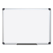 MasterVision Value Lacquered Steel Magnetic Dry Erase Board, 96 x 48, White Surface, Silver Aluminum Frame (BVCMA2107170)