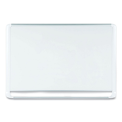 MasterVision Gold Ultra Magnetic Dry Erase Boards, 36 x 24, White Surface, White Aluminum Frame (BVCMVI030205)