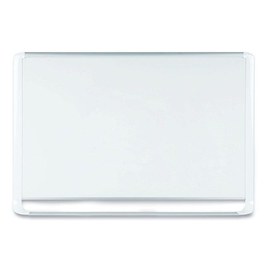 MasterVision Gold Ultra Magnetic Dry Erase Boards, 36 x 24, White Surface, White Aluminum Frame (BVCMVI030205)