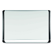 MasterVision Gold Ultra Magnetic Dry Erase Boards, 48 x 36, White Surface, Black Aluminum Frame (BVCMVI050201)