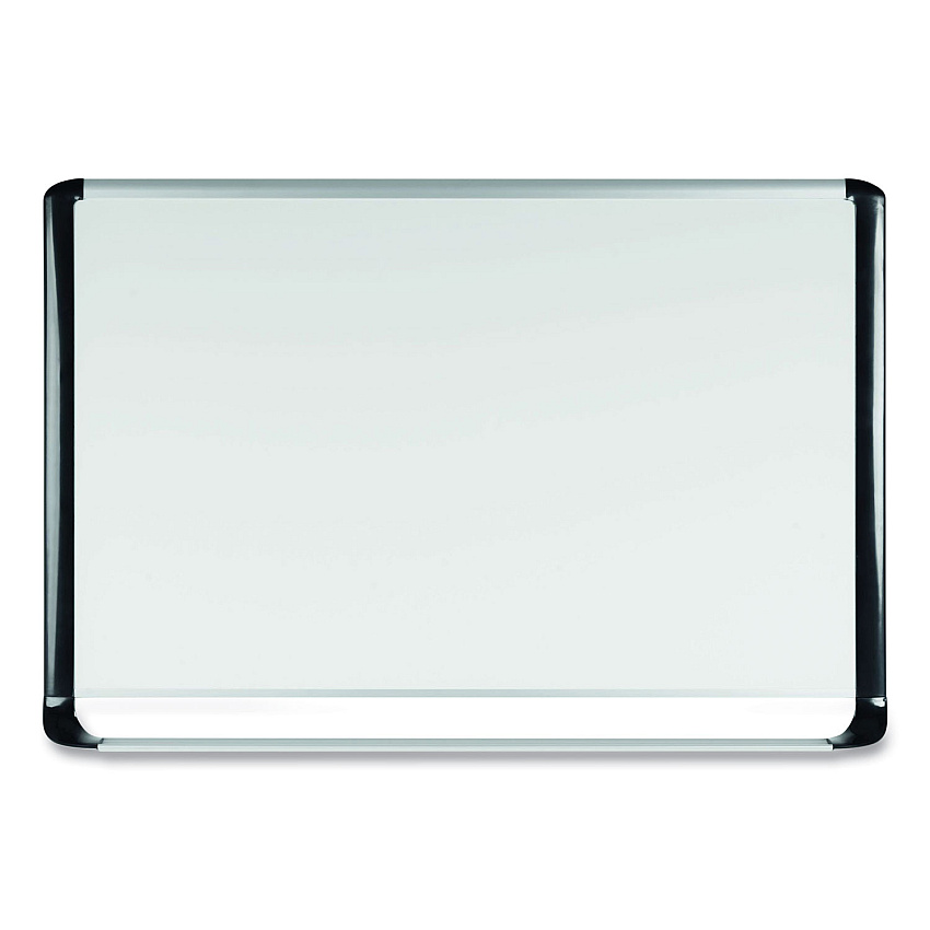 MasterVision Gold Ultra Magnetic Dry Erase Boards, 48 x 36, White Surface, Black Aluminum Frame (BVCMVI050201)