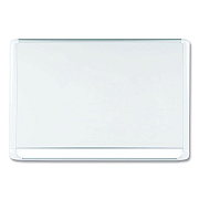 MasterVision Gold Ultra Magnetic Dry Erase Boards, 48 x 36, White Surface, White Aluminum Frame (BVCMVI050205)