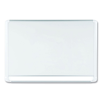 MasterVision Gold Ultra Magnetic Dry Erase Boards, 48 x 36, White Surface, White Aluminum Frame (BVCMVI050205)