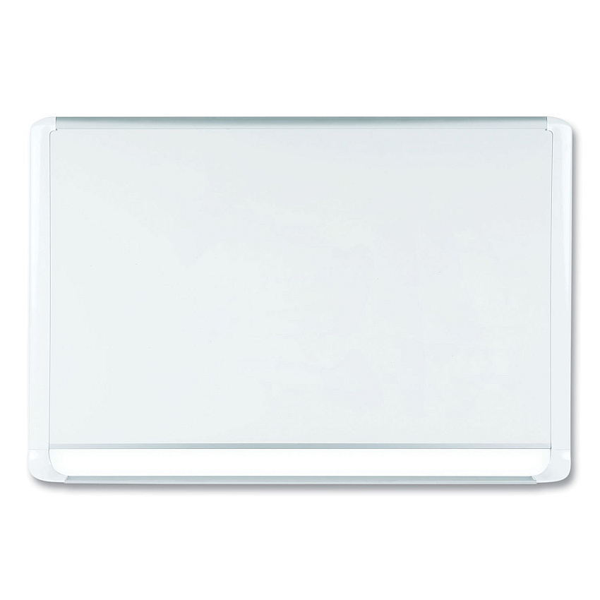 MasterVision Gold Ultra Magnetic Dry Erase Boards, 48 x 36, White Surface, White Aluminum Frame (BVCMVI050205)