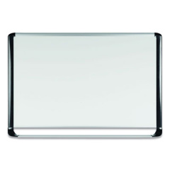MasterVision Gold Ultra Magnetic Dry Erase Boards, 96 x 48, White Surface, Black Aluminum Frame (MVI210201)