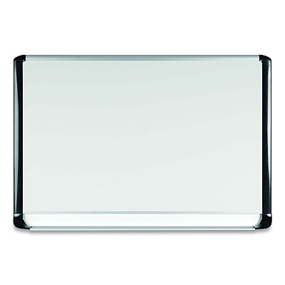 MasterVision Gold Ultra Magnetic Dry Erase Boards, 72 x 48, White Surface, Black Aluminum Frame (BVCMVI270201)