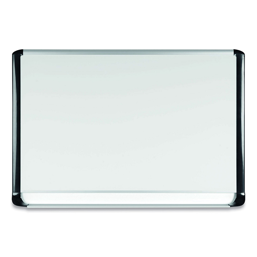 MasterVision Gold Ultra Magnetic Dry Erase Boards, 72 x 48, White Surface, Black Aluminum Frame (BVCMVI270201)