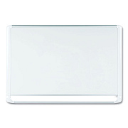MasterVision Gold Ultra Magnetic Dry Erase Boards, 72 x 48, White Surface, White Aluminum Frame (BVCMVI270205)