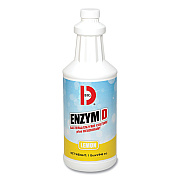 Big D Industries Enzym D Digester Liquid Deodorant, Lemon, 32 oz Bottle, 12/Carton (BGD500)