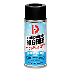 Big D Industries Odor Control Fogger, Mountain Air Scent, 5 oz Aerosol Spray, 12/Carton (BGD344)