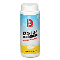 Big D Industries Granular Deodorant, Lemon, 16 oz, Shaker Can, 12/Carton (BGD150)