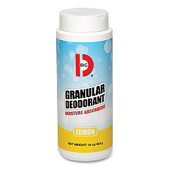 Big D Industries Granular Deodorant, Lemon, 16 oz, Shaker Can, 12/Carton (BGD150)