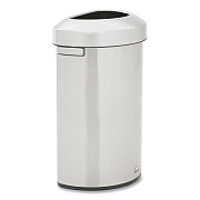 Rubbermaid Commercial Refine Series Waste Receptacle, 21 gal, Plastic/Stainless Steel (RCP2147582)