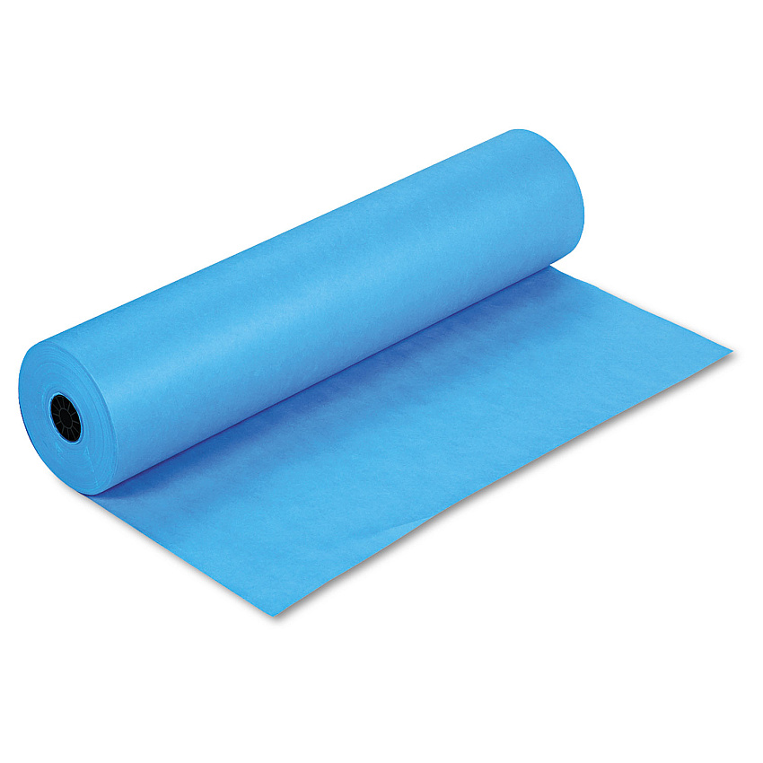 Pacon Spectra ArtKraft Duo-Finish Paper, 48 lb Text Weight, 36" x 1,000 ft, Bright Blue (PAC67171)