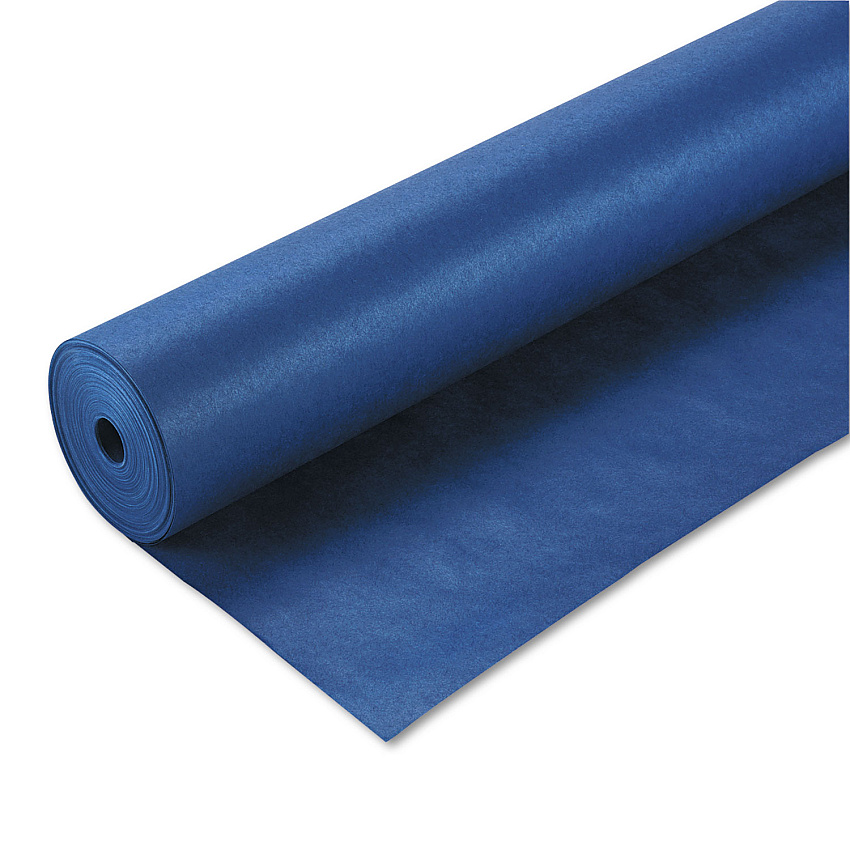 Pacon Spectra ArtKraft Duo-Finish Paper, 48 lb Text Weight, 48" x 200 ft, Dark Blue (PAC67184)