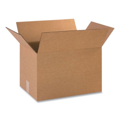 Coastwide Professional Fixed-Depth Shipping Boxes, Regular Slotted Container (RSC), 12" x 18" x 12", Brown Kraft, 25/Bundle (181212)