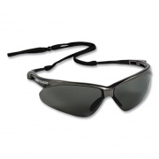 KleenGuard Nemesis Safety Glasses, Gunmetal Frame, Smoke Lens, 12/Box (28635)