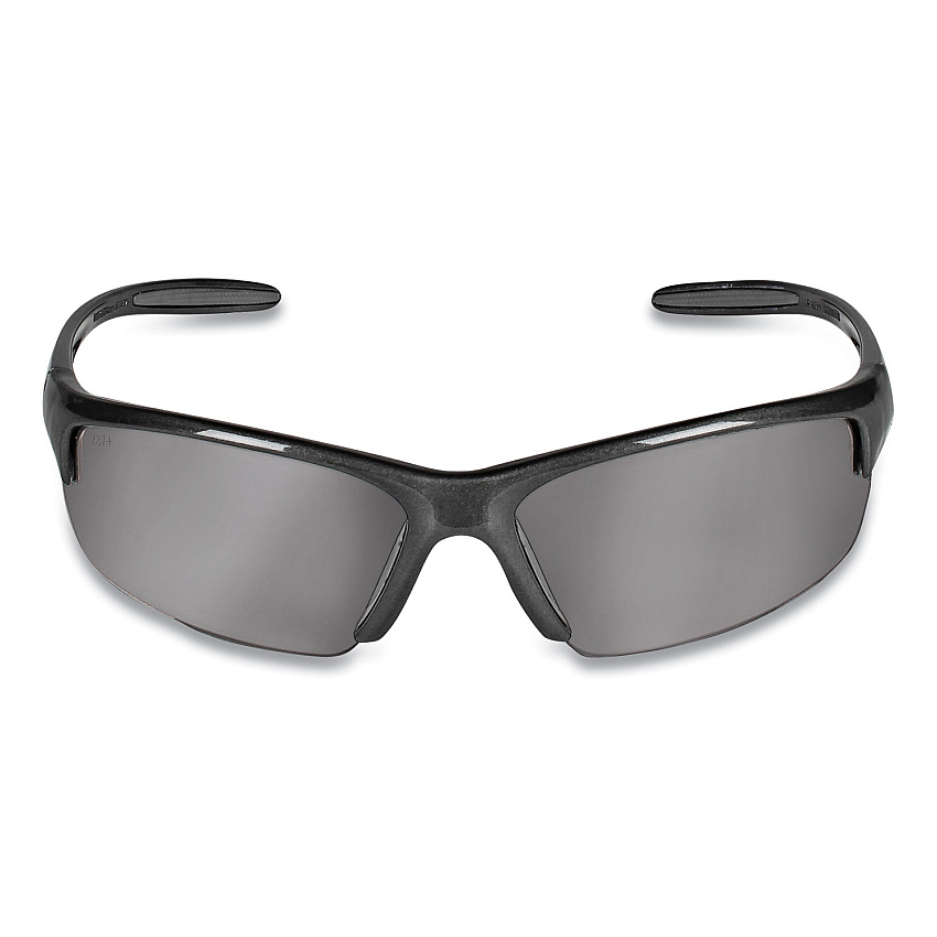 KleenGuard Equalizer Safety Glasses, Gunmetal Frame, Smoke Lens, 12/Box (KCC21297)