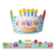 Carson-Dellosa Education Student Crown, Birthday, 23.5 x 4, Assorted Colors, 30/Pack (101021)