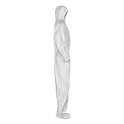 KleenGuard A20 Breathable Particle Protection Coveralls, Elastic Back, Hood and Boots, 4X-Large, White, 20/Carton (KCC49127)