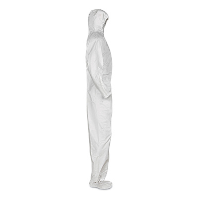 KleenGuard A20 Breathable Particle Protection Coveralls, Elastic Back, Hood and Boots, 4X-Large, White, 20/Carton (KCC49127)