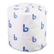 Boardwalk 2-Ply Toilet Tissue, Septic Safe, White, 4.5 x 4.5, 500 Sheets/Roll, 96 Rolls/Carton (6155B)