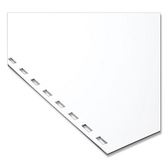 GBC CombBind Pre-Punched Paper, 19-Hole, 92 Bright, 20 lb Bond Weight, 8.5 x 11, Unruled, 500/Ream (SWI2020046)