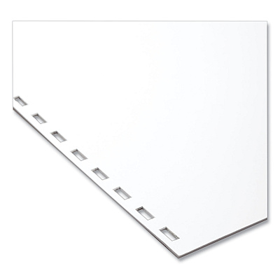 GBC CombBind Pre-Punched Paper, 19-Hole, 92 Bright, 20 lb Bond Weight, 8.5 x 11, Unruled, 500/Ream (SWI2020046)