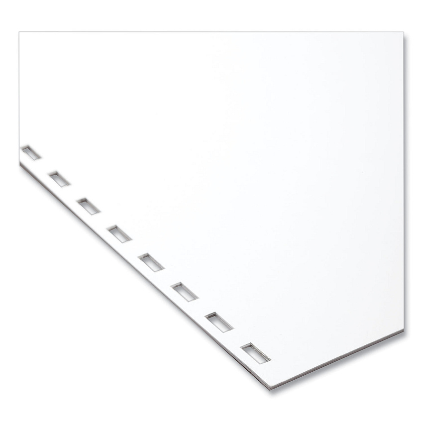 GBC CombBind Pre-Punched Paper, 19-Hole, 92 Bright, 20 lb Bond Weight, 8.5 x 11, Unruled, 500/Ream (SWI2020046)