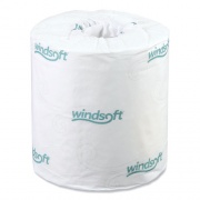 Windsoft Bath Tissue, Septic Safe, Individually Wrapped Rolls, 2-Ply, White, 500 Sheets/Roll, 48 Rolls/Carton (2405)