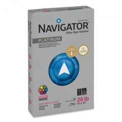 Navigator Platinum Paper, 99 Bright, 28 lb Bond Weight, 11 x 17, White, 500 Sheets/Ream, 5 Reams/Carton (NPL1728)