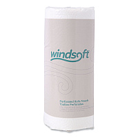 Windsoft Kitchen Roll Towels, 2-Ply, 11 x 8.5, White, 85/Roll (WIN122085RL)