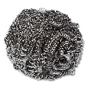AmerCareRoyal Stainless Steel Sponge, Polybagged, 1.75 oz, Gray, 12/Pack, 6 Packs/Carton (RPPS7756)
