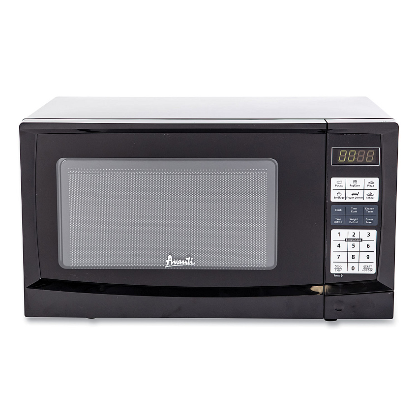 Avanti 0.9 Cu. Ft. Countertop Microwave, 19 x 13.75 x 11, 900 Watts, Black (AVAMT9K1B)