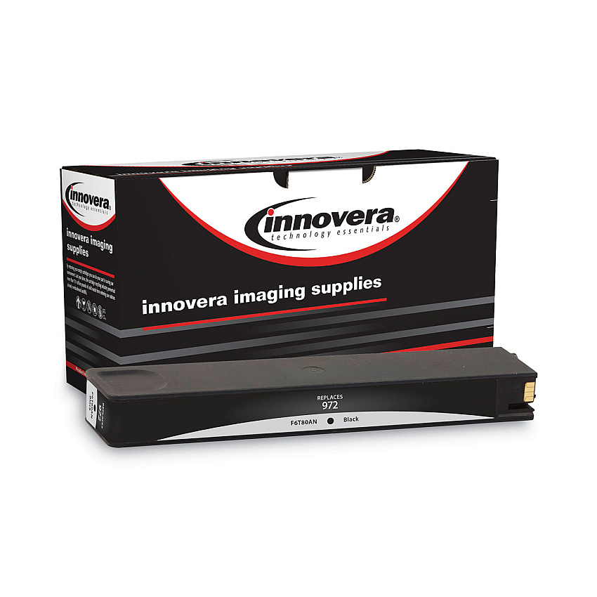 Innovera Remanufactured Black Ink, Replacement for 972 (IVRF6T80AN), 3,500 Page-Yield