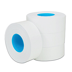 Garvey One-Line Pricemarker Labels Bulk Pack, 0.44 x 0.81, White, 1,200/Roll, 16 Rolls/Box (COS090947)