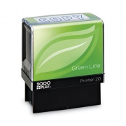 COSCO 2000PLUS Green Line Message Stamp, Copy, 1.5 x 0.56, Blue (098367)