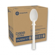 Dixie SmartStock Tri-Tower Dispensing System Cutlery, Teaspoons, Natural, 40/Pack, 24 Packs/Carton (DUSSCT7)