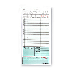 AmerCareRoyal Guest Check Pad, 16 Lines, Two-Part Carbonless, 4.2 x 8.25, 50 Forms/Pad, 50 Pads/Carton (RPPGC49002)