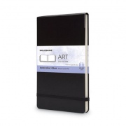 Moleskine Art Collection Sketchbook, Scarlet Red Cover, 5 x 8.25, 135 lb Text Paper Stock, 36 Sheets (705625)